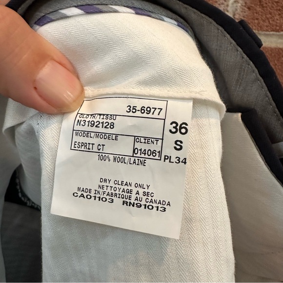 Jack Victor Pants Active Stretch Size 36 Short Blue - Picture 13 of 14